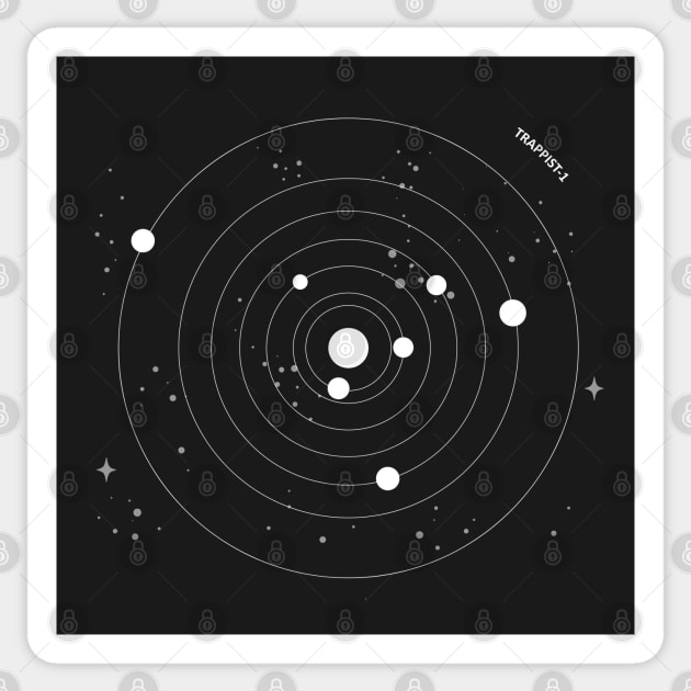 Trappist - 1 Sticker by feroniae